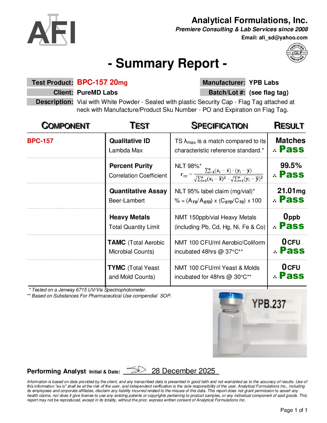 BPC-157 (20mg) - Image 3