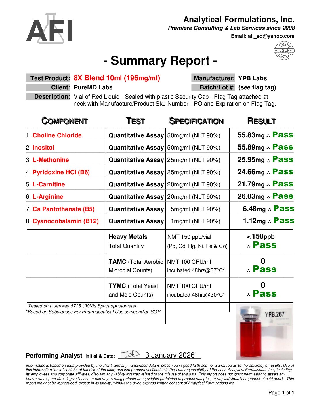 8X Metabolic Blend (10mL) - Image 3