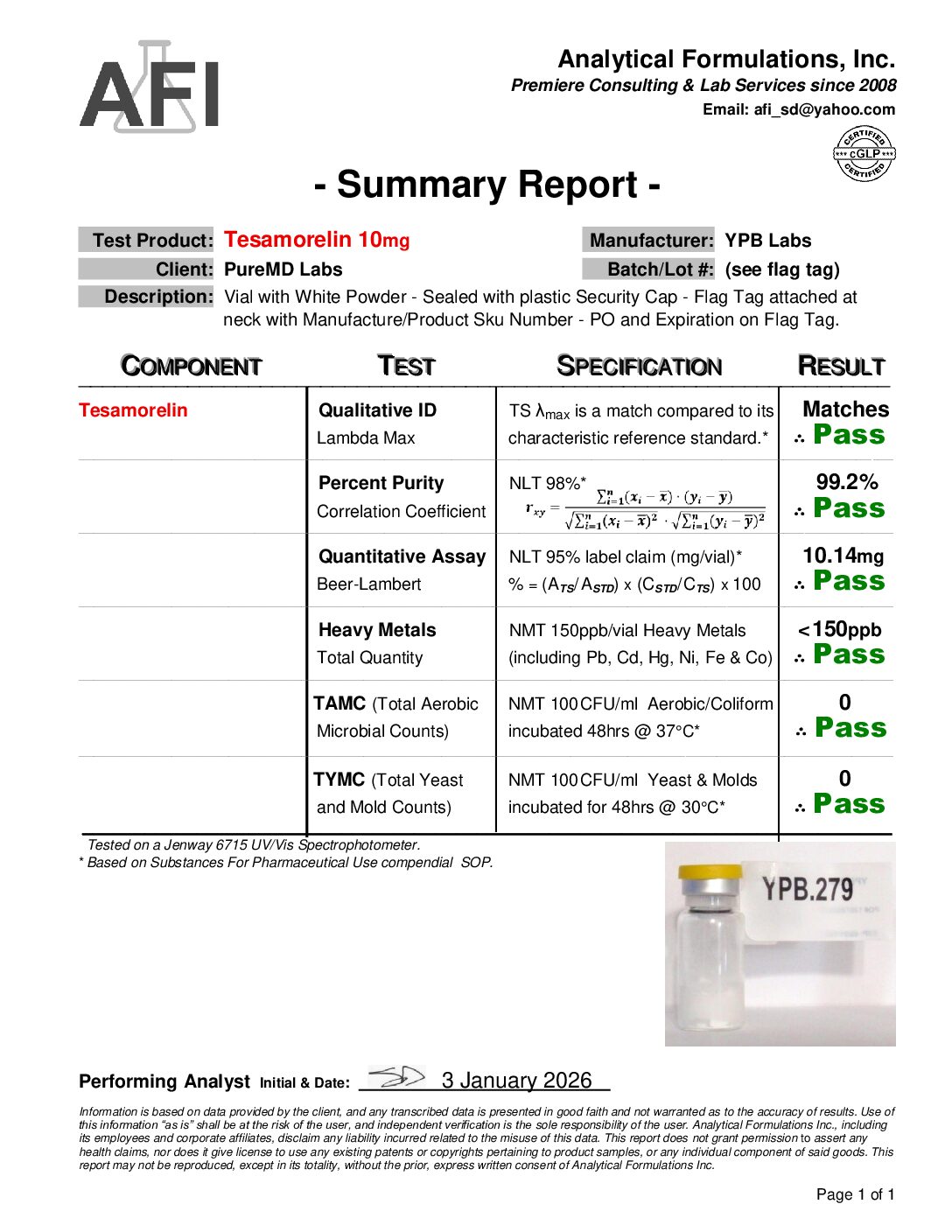 TESAMORELIN (10mg) - Image 3