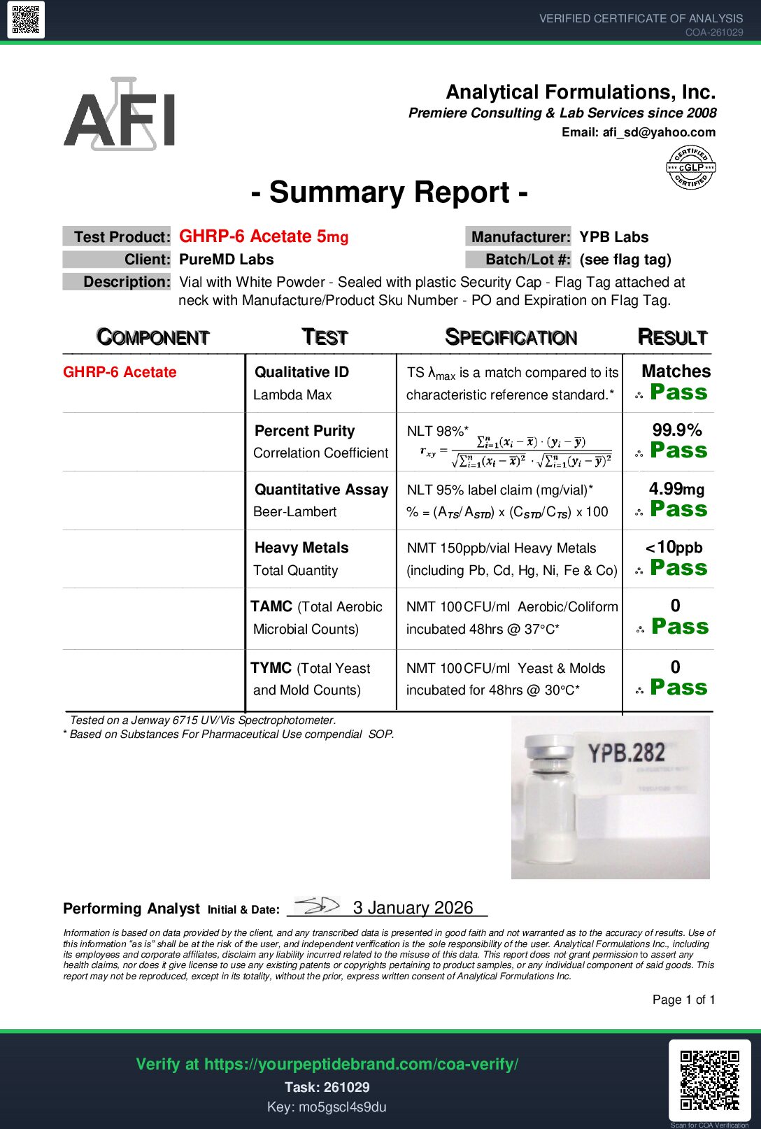 GHRP-6 (5mg - Image 3